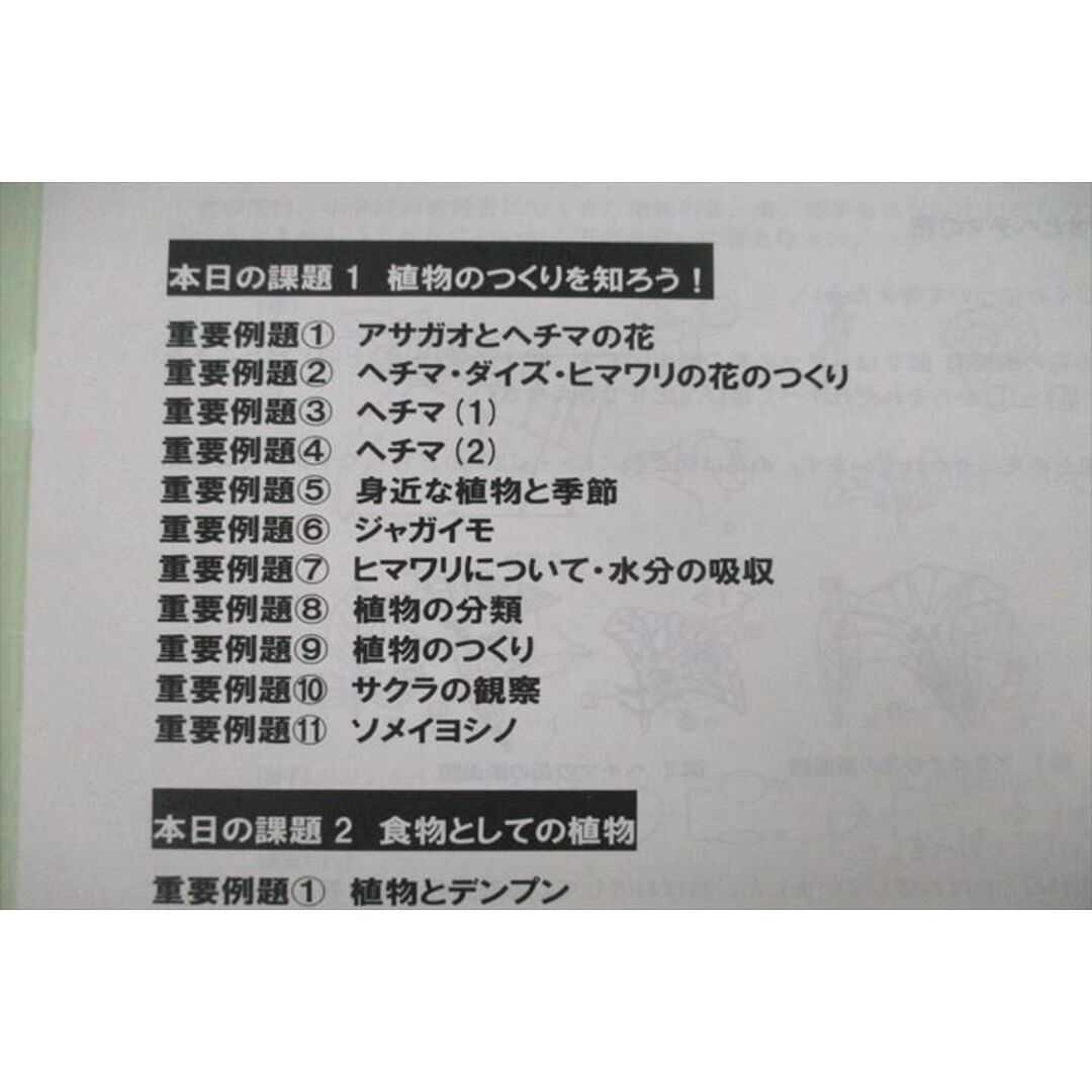 VF27-104 早稲田アカデミー 土曜集中特訓 慶應義塾普通部の理科 第1〜4/6回 テキスト 計5冊 15S2D