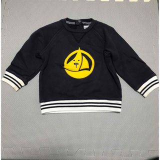 プチバトー(PETIT BATEAU)のプチバトーpetitbateau 長袖 トップス トレーナー　18m/81㎝(トレーナー)