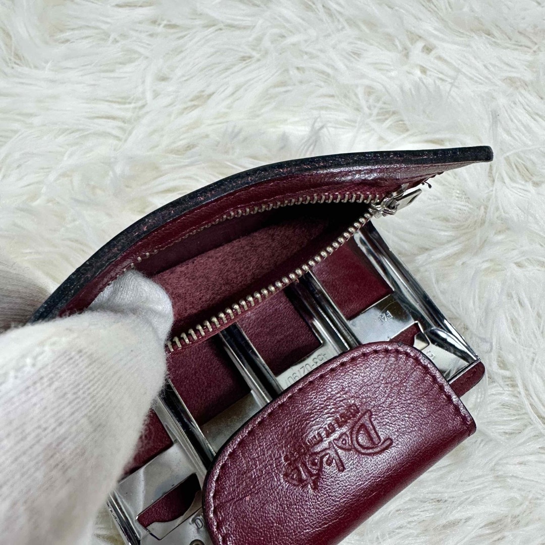 【Dakota】ダコタ 小銭ホルダー レザー 赤茶 マネーホルダー 小銭入れ