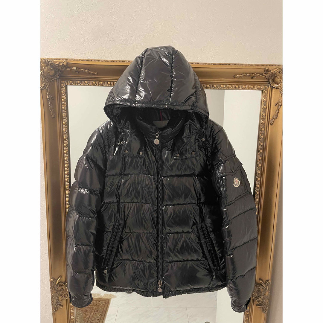 極美品★MONCLER モンクレール マヤ★サイズ3 艶有黒999