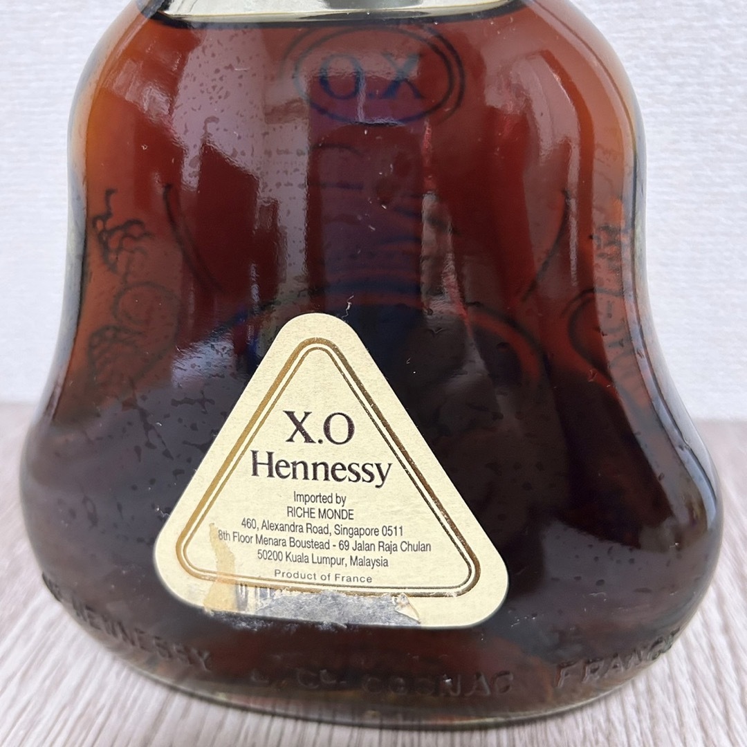 ヘネシー ヘネシー XO 金キャップ 箱付 ブランデー