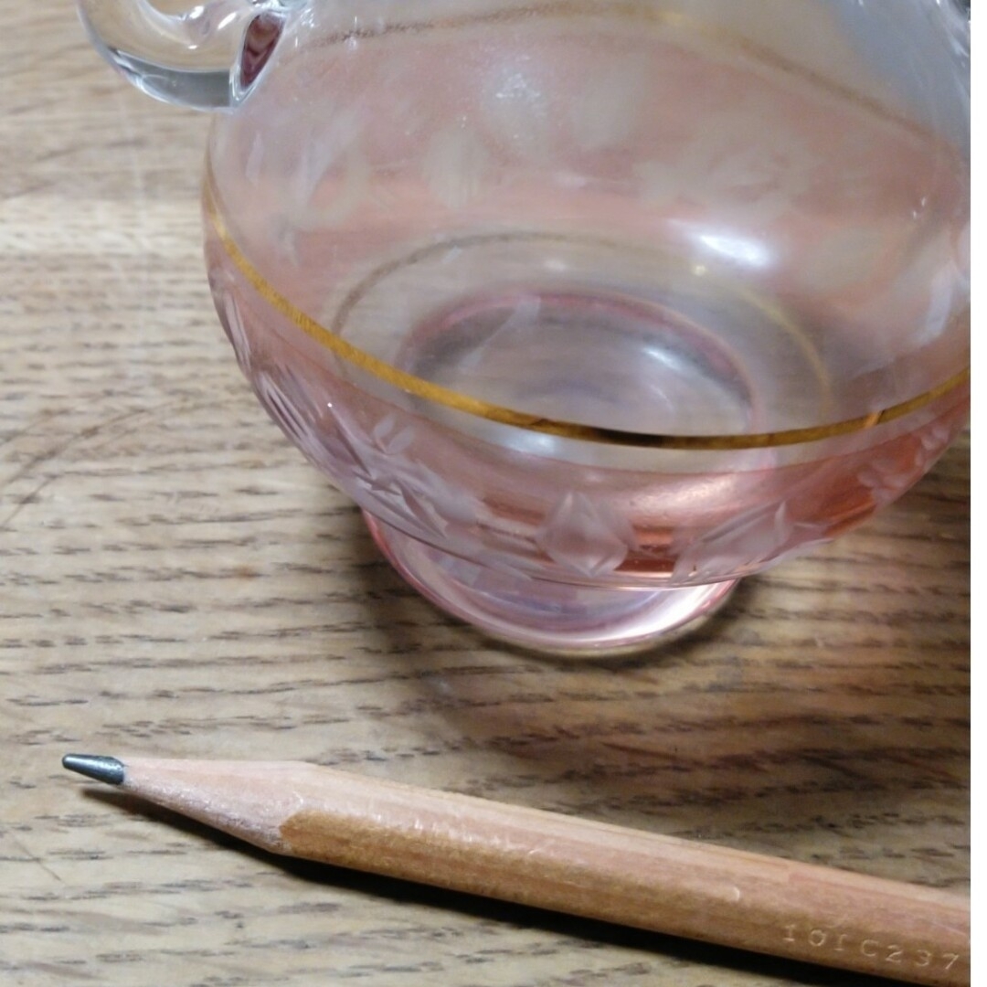 花瓶　ルーマニア製　KAMEI GLASS インテリア/住まい/日用品のインテリア小物(花瓶)の商品写真