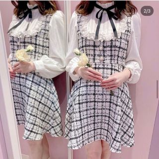 evelyn - アンミール レースワンピース ひざ丈 ロング丈 清楚系 ドレス