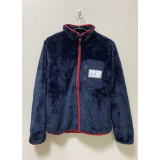 トミーヒルフィガー(TOMMY HILFIGER)の新品　トミーヒルフィガー　ネイビー　ボア　ジャケット　XSサイズ(その他)