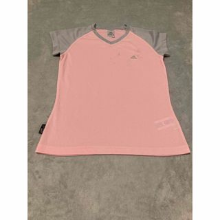 アディダス(adidas)のadidasピンクTシャツL(Tシャツ(半袖/袖なし))