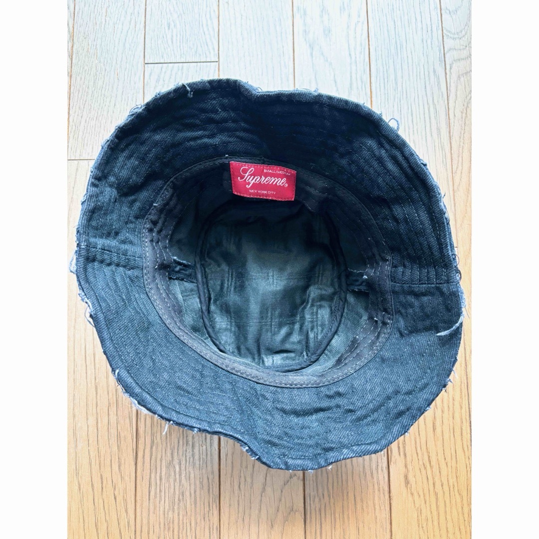 完売】 Supreme Frayed Patchwork Denim Crusher -ハット