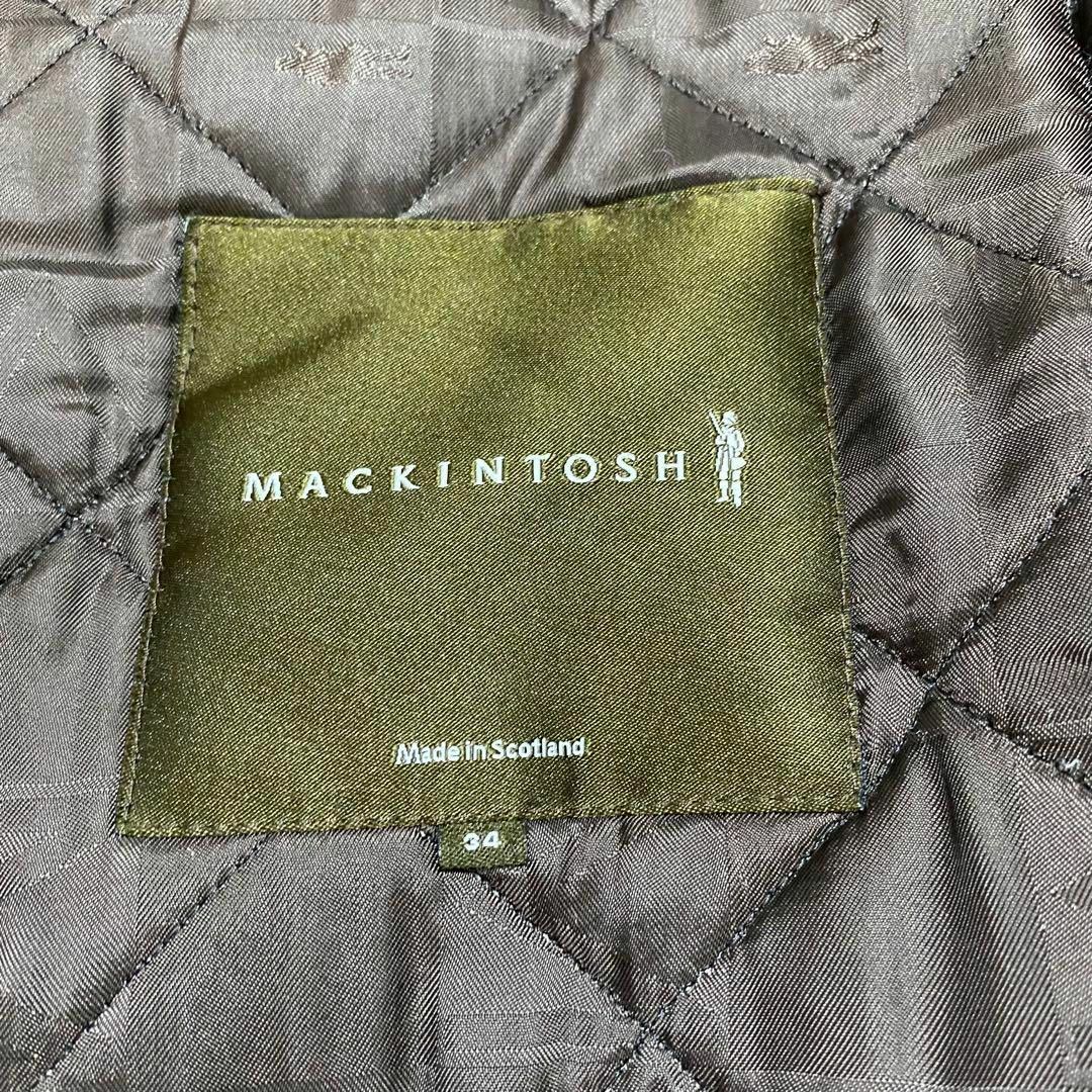 美品】マッキントッシュ 英国製 キルティング フーデット コート