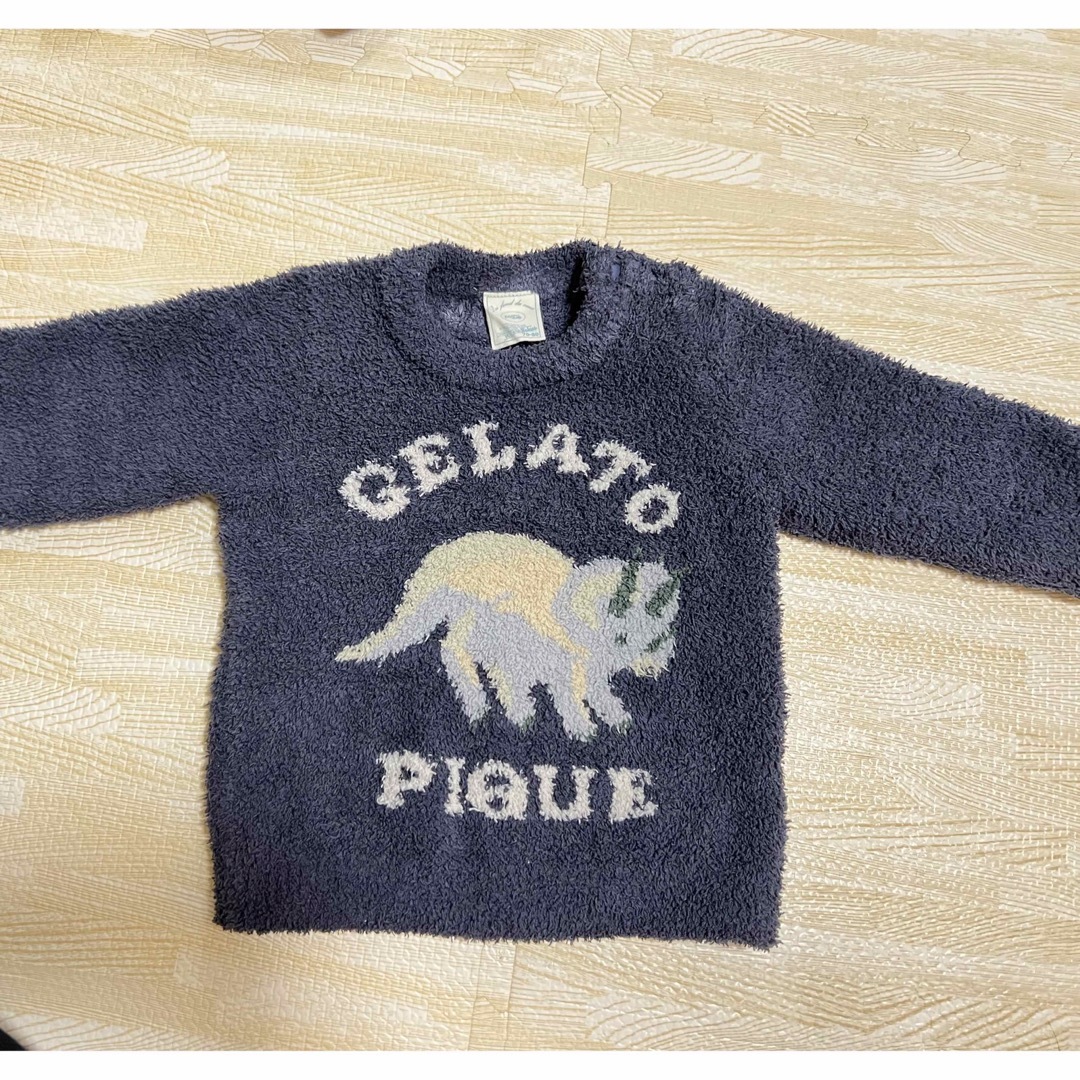 gelato pique(ジェラートピケ)のジェラートピケ　Baby 恐竜　トップス キッズ/ベビー/マタニティのベビー服(~85cm)(ニット/セーター)の商品写真