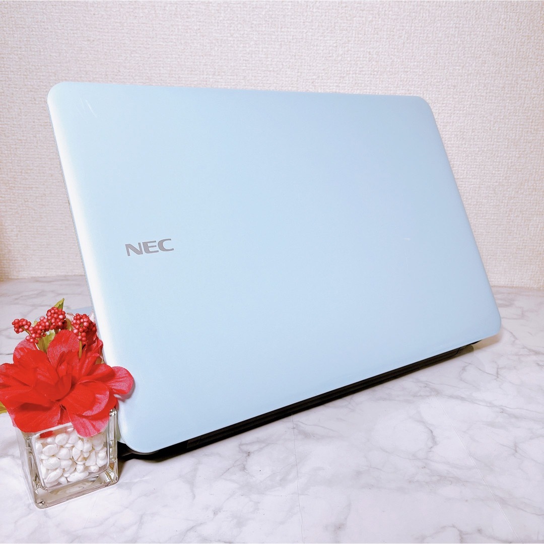 NEC - i5✨すぐに使えるノートパソコン✨フェアリーブルー✨初心者