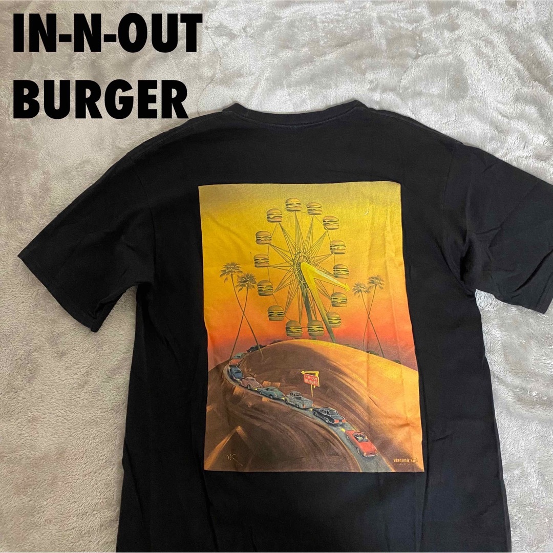 IN-N-OUT BURGER プリント Tシャツ ハンバーガー