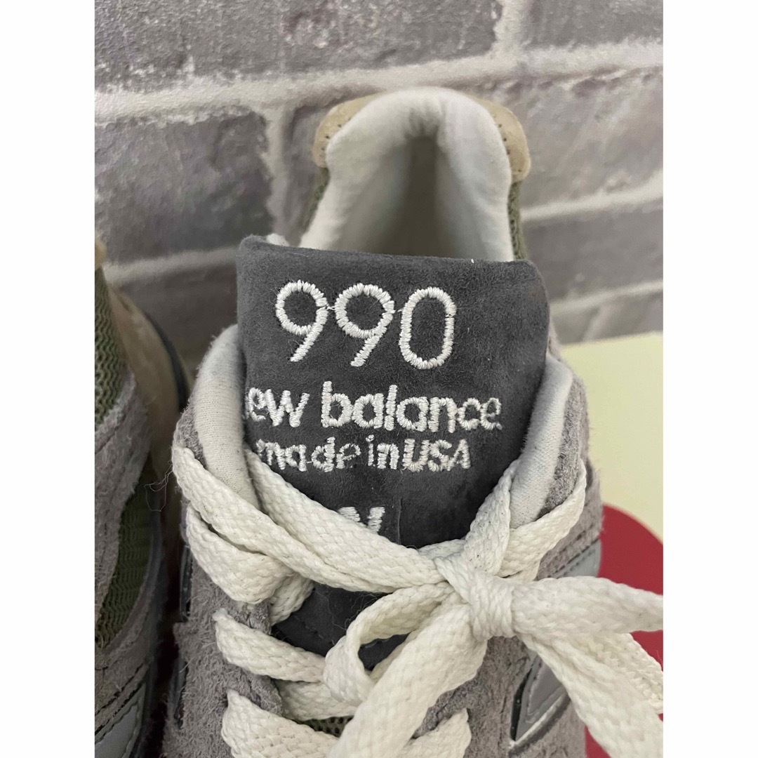 New Balance(ニューバランス)の【美品】New Balance M990TD2 グレー　スエード　22.5 レディースの靴/シューズ(スニーカー)の商品写真