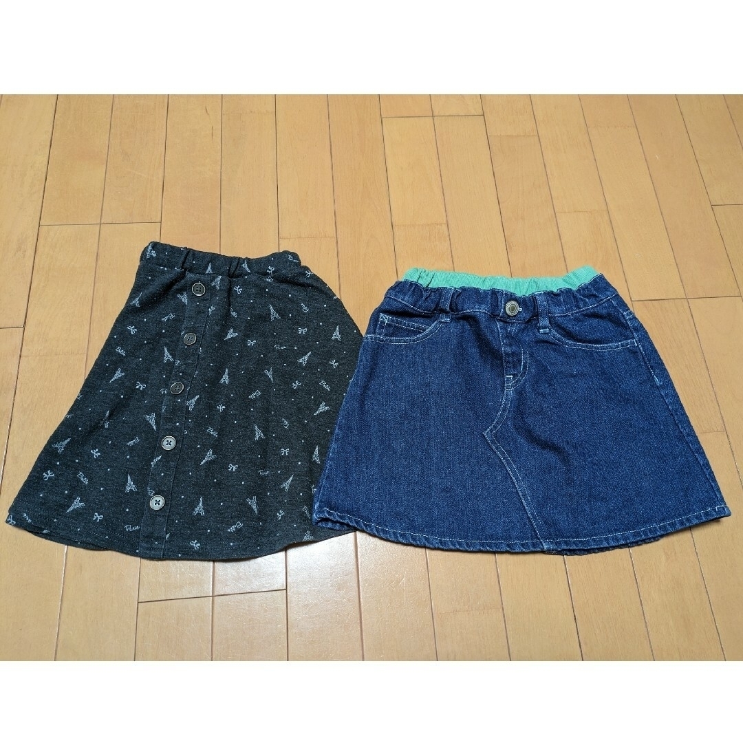 女子120サイズ　７着　まとめ売り　長袖　スカート キッズ/ベビー/マタニティのキッズ服女の子用(90cm~)(Tシャツ/カットソー)の商品写真