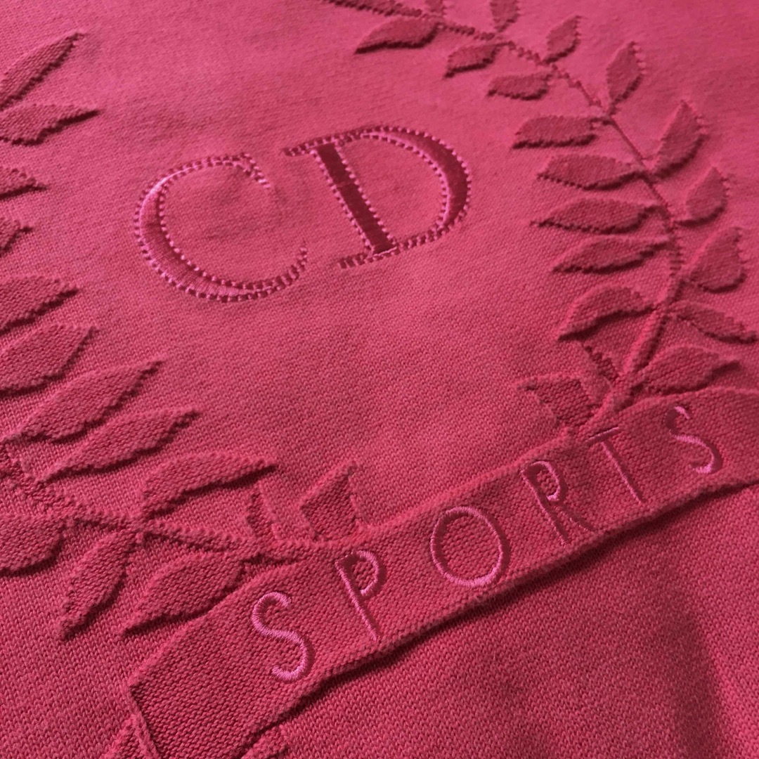 Christian Dior Sports ヴィンテージ ロゴ刺繍コットンニット