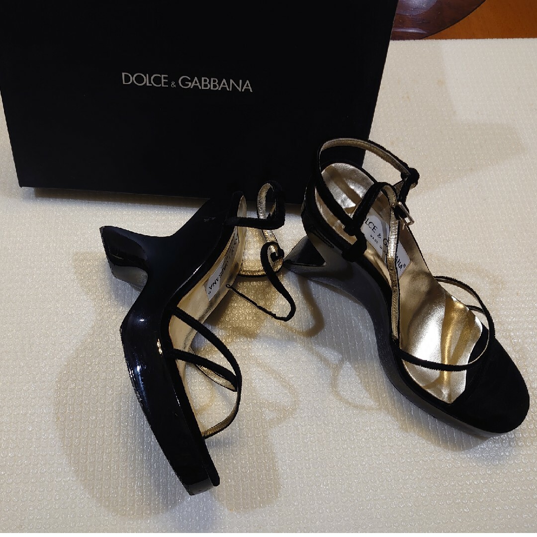 DOLCE&GABBANA(ドルチェアンドガッバーナ)のドルガバ　ヒール　23.5cm 36 1/2 レディースの靴/シューズ(ハイヒール/パンプス)の商品写真