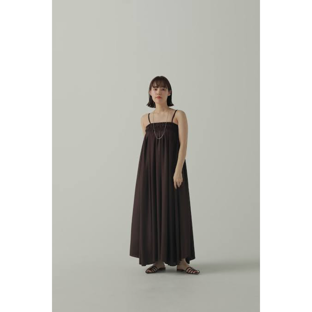 TODAYFUL(トゥデイフル)のlouren shirring volume dress レディースのワンピース(ロングワンピース/マキシワンピース)の商品写真