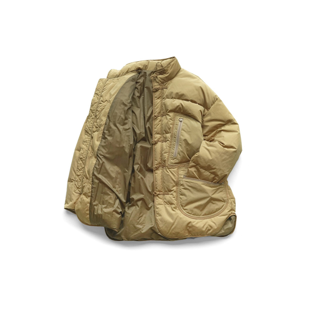 PORTER CLASSIC - SHEEN NYLON CHINESE DOWN JACKET KHAKIの通販 by あ