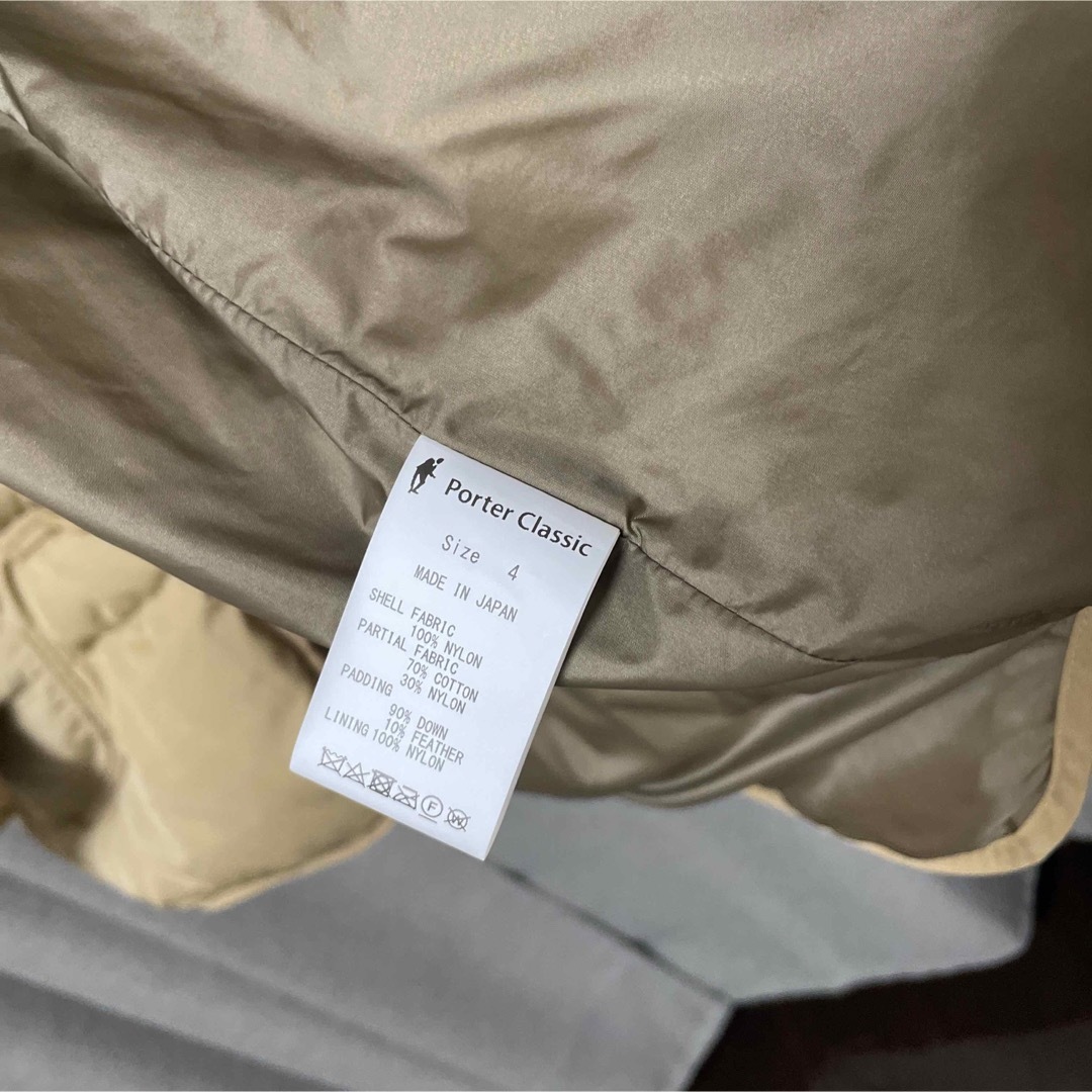 PORTER CLASSIC - SHEEN NYLON CHINESE DOWN JACKET KHAKIの通販 by あ