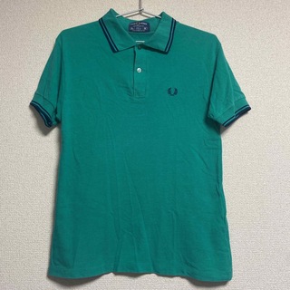 フレッドペリー(FRED PERRY)の【希少】英国製　FRED PERRY ポロシャツ　グリーン　フレッドペリー(ポロシャツ)