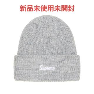 シュプリーム(Supreme)の63　完売品　Supreme Loose Gauge Beanie 　グレー(ニット帽/ビーニー)