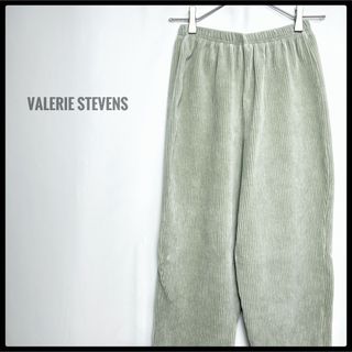 VALERIE STEVENS コーデュロイパンツ　ハイウエスト　ストレッチ(カジュアルパンツ)