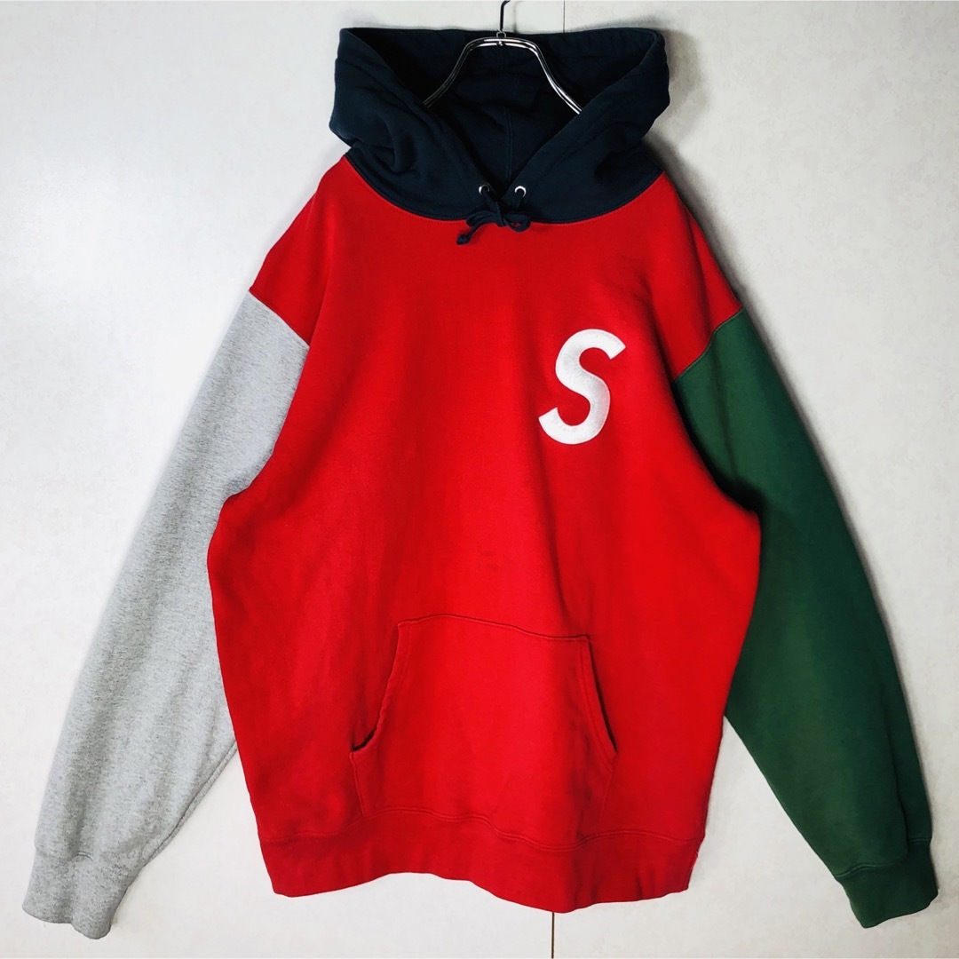 supreme シュプリーム　袖切替パーカー