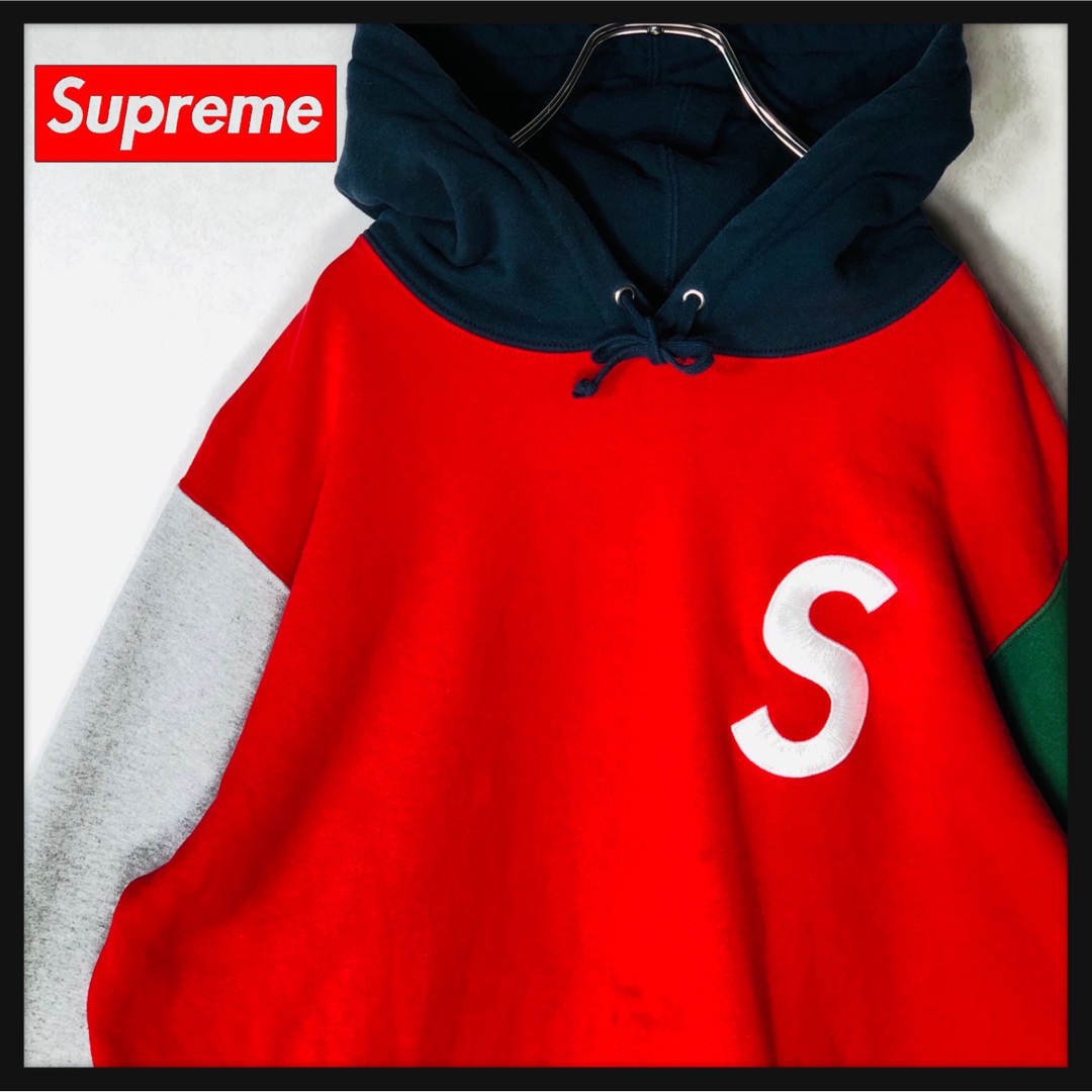 Supreme - 【超人気デザイン】シュプリーム 刺繍Sロゴ マルチカラー 