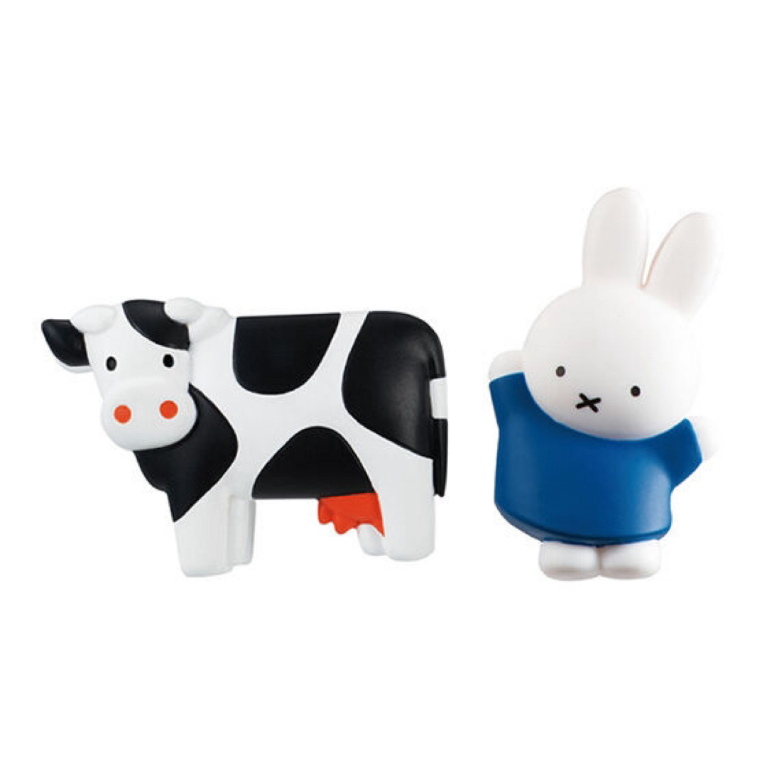 はさむんです。でらっくすmiffy2 ミッフィーとカメ、ミッフィーとうし エンタメ/ホビーのおもちゃ/ぬいぐるみ(キャラクターグッズ)の商品写真