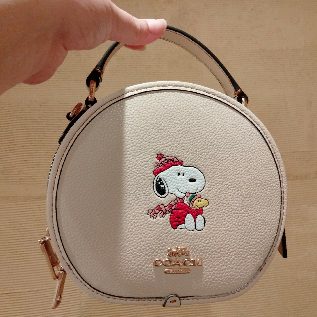 COACH(コーチ)のスヌーピー　バッグ エンタメ/ホビーのおもちゃ/ぬいぐるみ(キャラクターグッズ)の商品写真