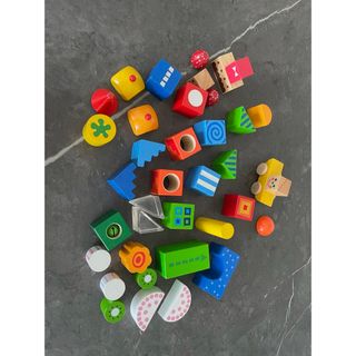 ハーバー(HABA)のHABA 輸入おもちゃ　木製　積み木　マザーガーデン 木のおもちゃ 知育玩具(積み木/ブロック)