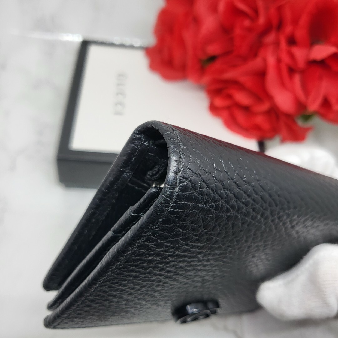 Gucci - 【未使用に近い】 GUCCI グッチ 2つ折り財布 財布 GG