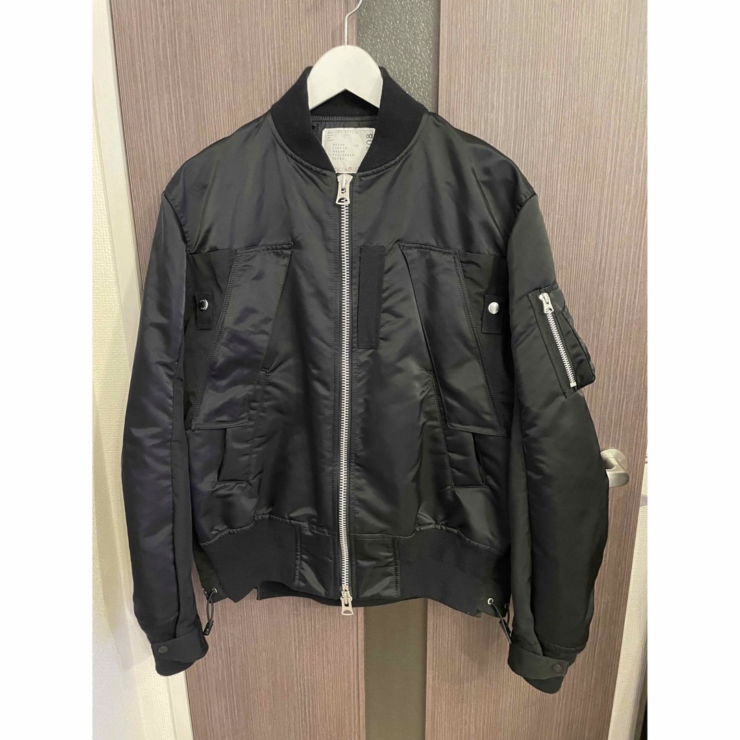 sacai 22SS Nylon Twill Mix Blouson MA-1 | フリマアプリ ラクマ