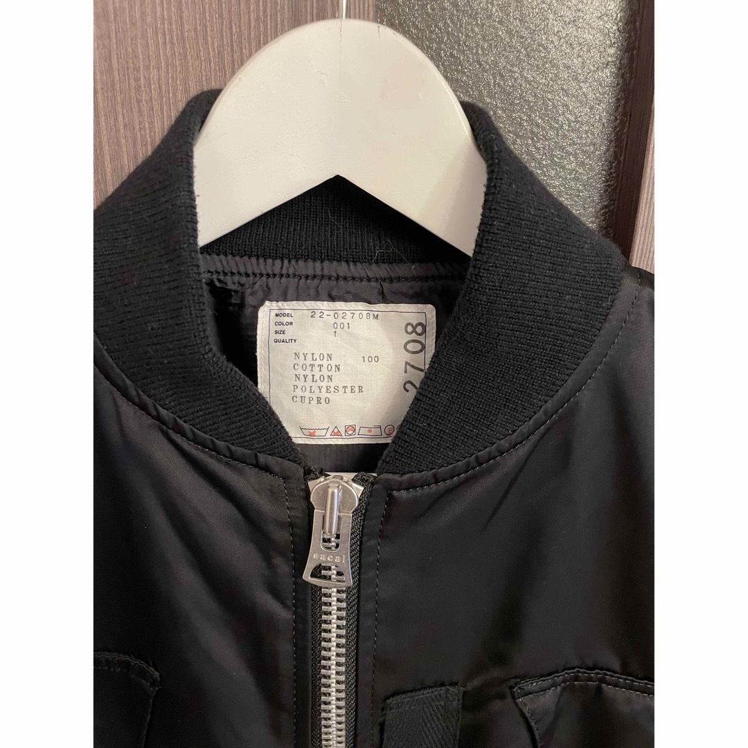 sacai 22SS Nylon Twill Mix Blouson MA-1