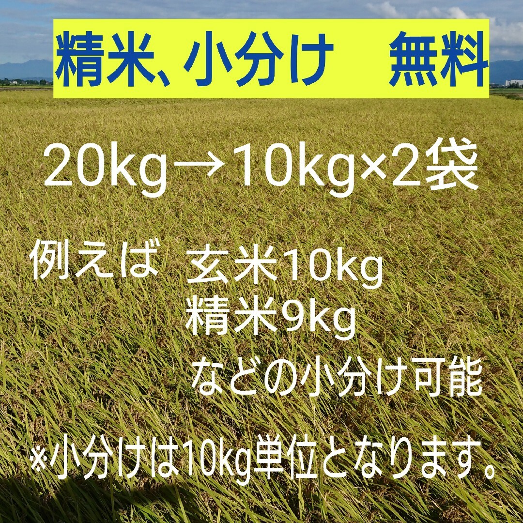 新潟米！新之助　玄米20kg 食品/飲料/酒の食品(米/穀物)の商品写真