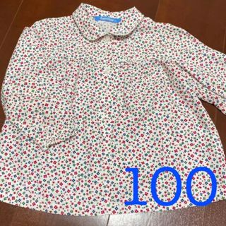 Sold! ファミリア　お花柄ブラウス　100