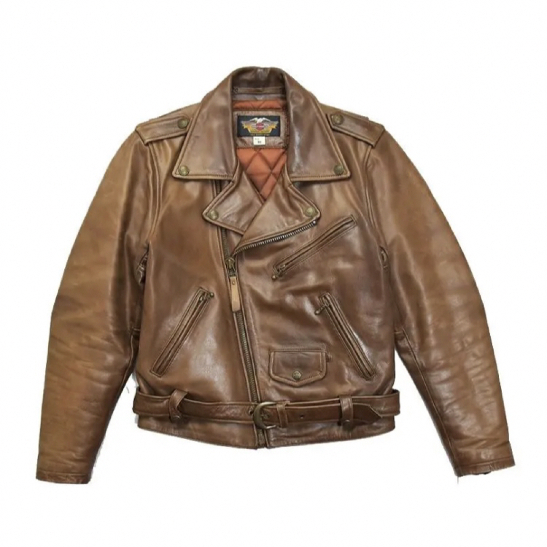HARLEY DAVIDSON ビッグロゴ ダブルライダース ジャケット M-
