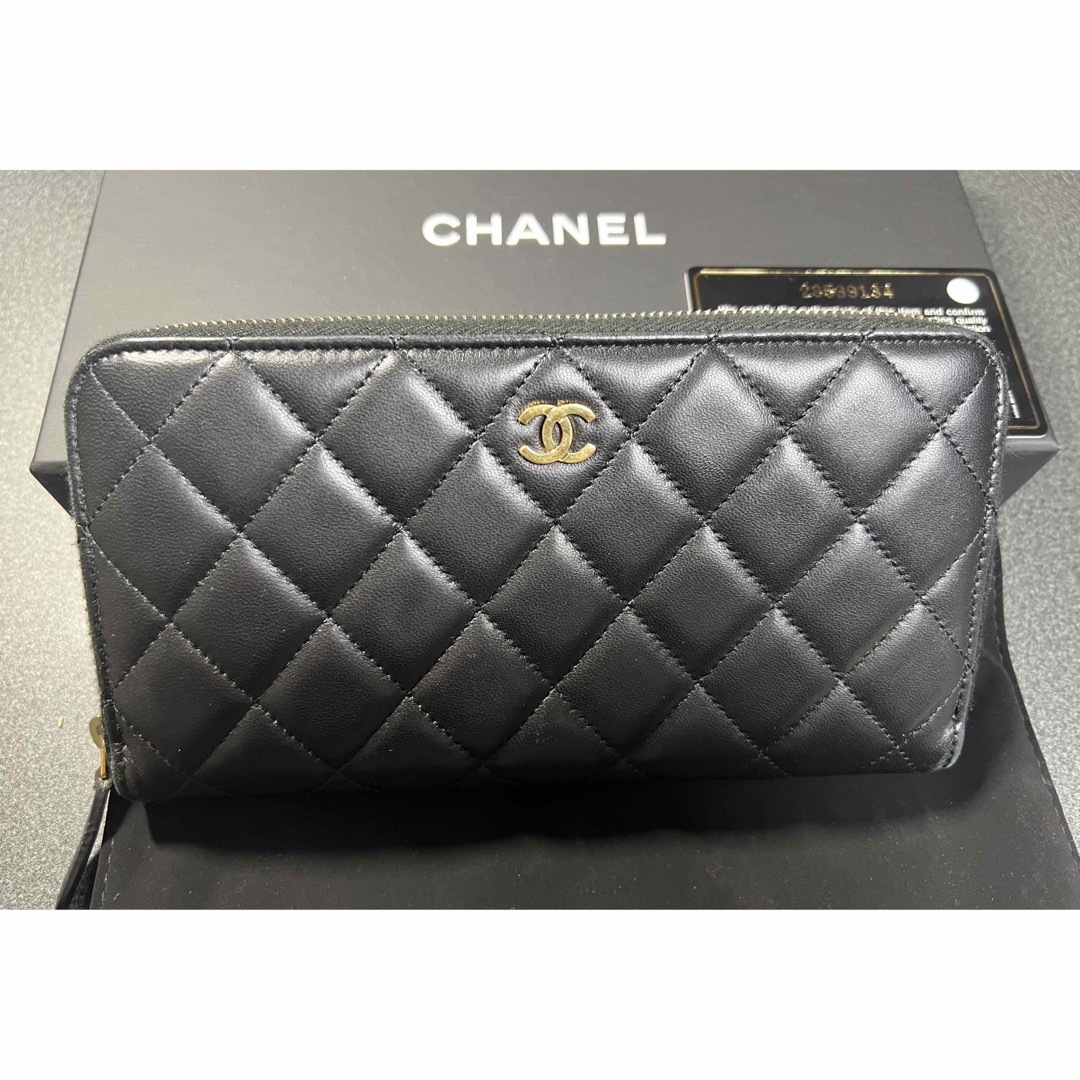 美品　近年モデル　CHANEL マトラッセ　財布