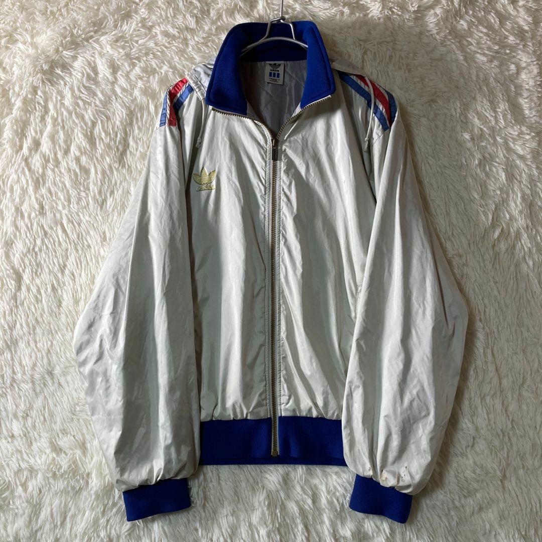 90s アディダス 中綿 ナイロンジャケット L デサント製 メンズのジャケット/アウター(ナイロンジャケット)の商品写真