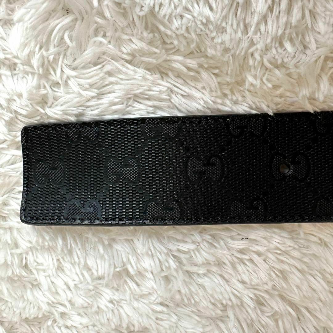 Gucci - 【極美品】GUCCI ベルト インターロッキング GG デカロゴ