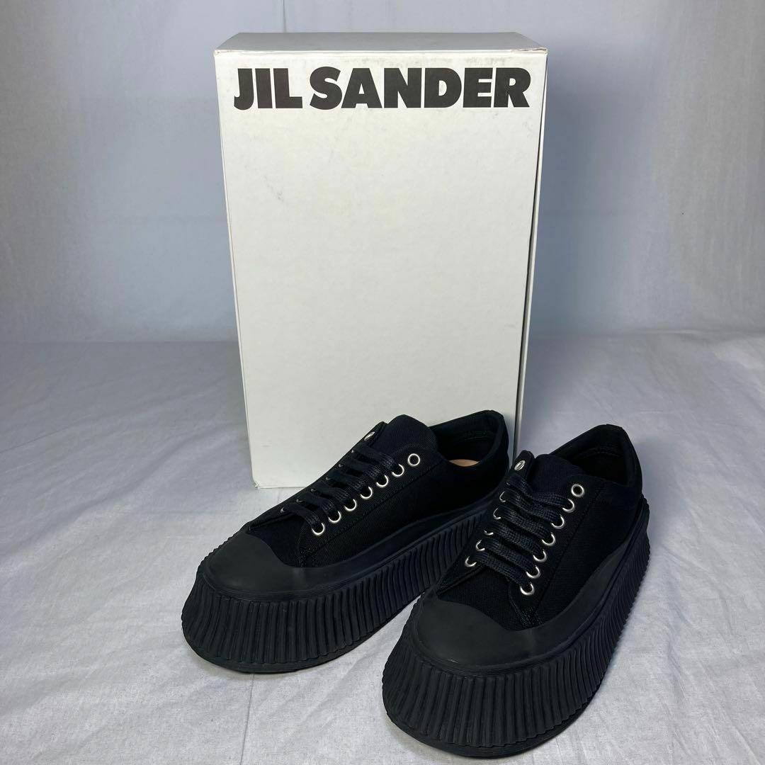 Jil Sander(ジルサンダー)のジルサンダー jilsander ローカットスニーカー 22.5cm ブラック レディースの靴/シューズ(スニーカー)の商品写真