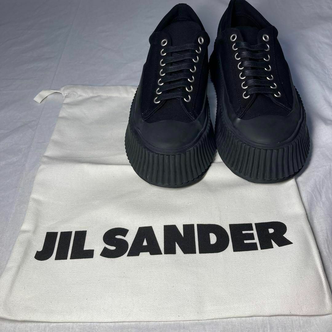 Jil Sander(ジルサンダー)のジルサンダー jilsander ローカットスニーカー 22.5cm ブラック レディースの靴/シューズ(スニーカー)の商品写真