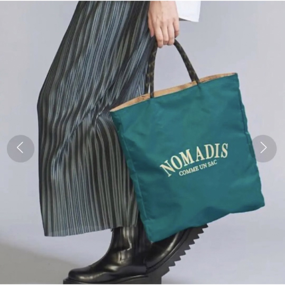 【NOMADIS】SAC ロゴ リバーシブル トートバック