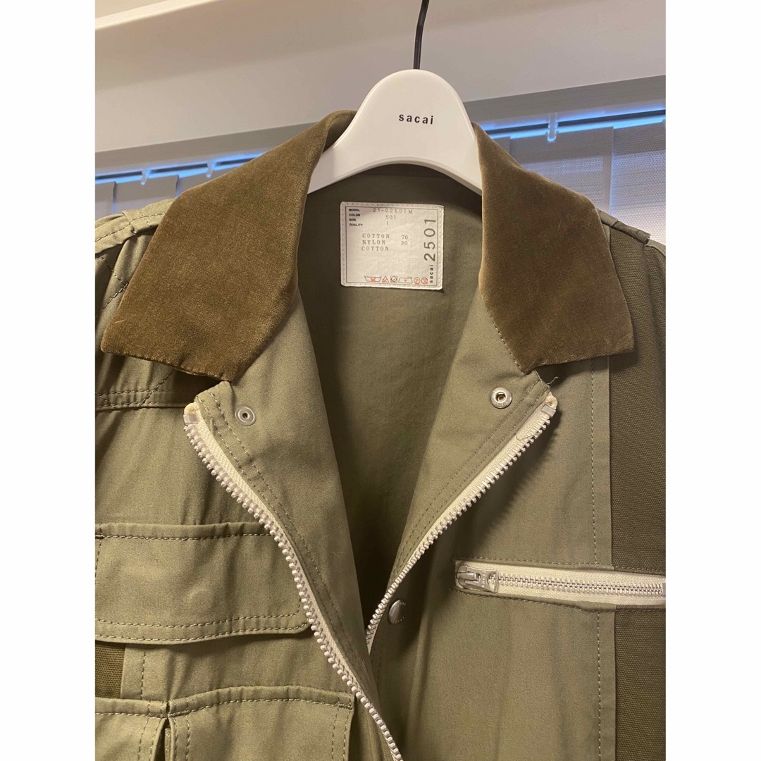 【sacai】ミリタリーブルゾン ジャケット サイズ1