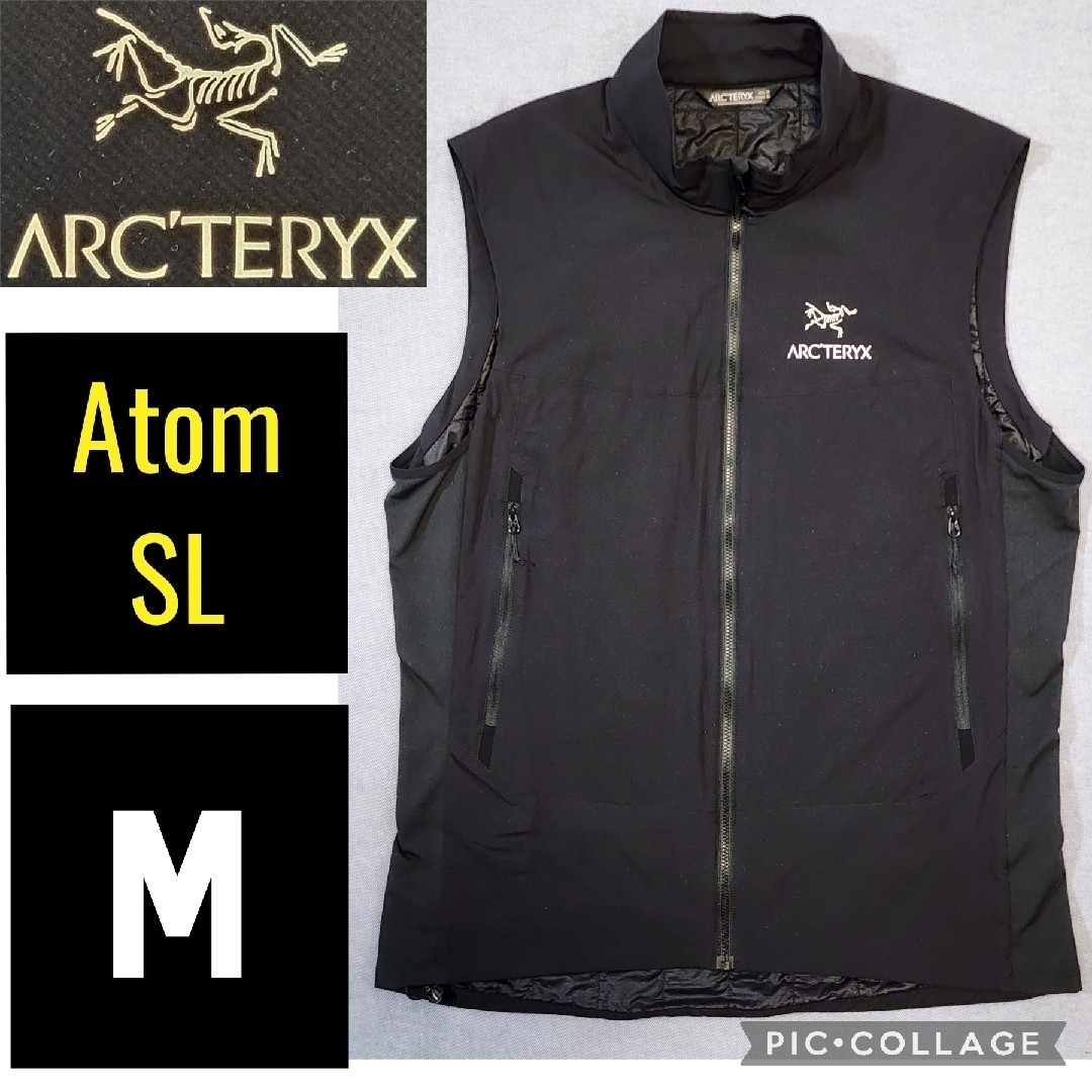 美品 ARC’TERYX Atom SL ナイロンベスト中綿ベスト メンズ M