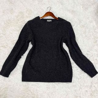 マーガレットハウエル　ニット　カシミヤ混　ウール　グレー　Ｖネック　冬服