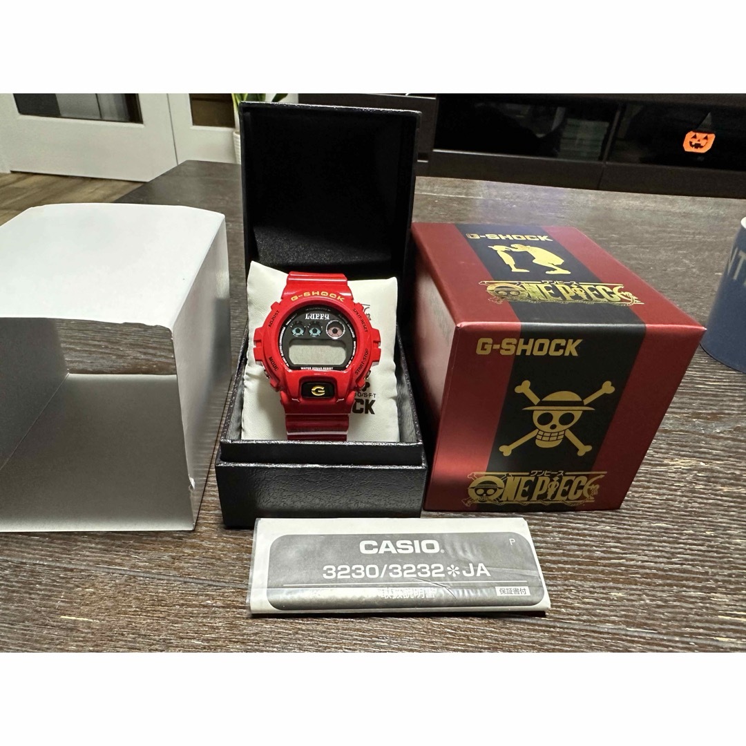 G-SHOCK コラボ　ワンピース　モンキー・D・ルフィ」モデル