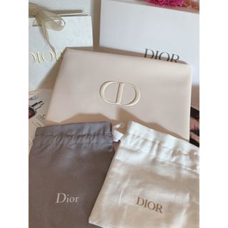 ディオール(Dior)のディオール　オリジナルノベルティポーチと巾着ポーチ３つセット(ポーチ)