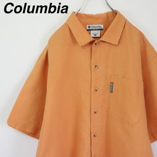 コロンビア(Columbia)の【麻素材】コロンビア／シャツ　ワンポイント　ビッグサイズ　ラミー　夏カラー　無地(シャツ)