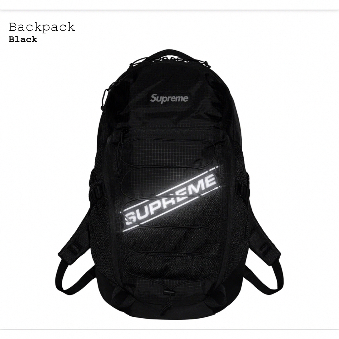 Supreme 2023FW Backpack Black