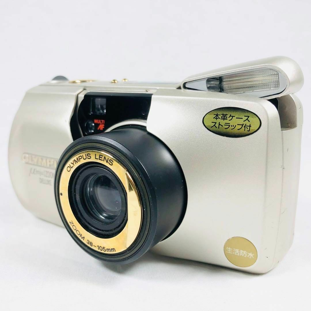 完動品 OLYMPUS μ ZOOM 105 DELUXE フィルム 動作確認済-