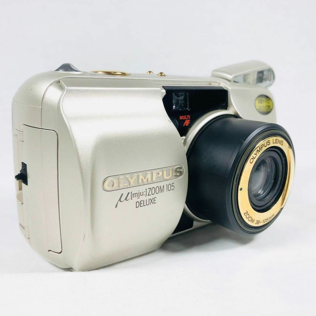 完動品 OLYMPUS μ ZOOM 105 DELUXE フィルム 動作確認済-